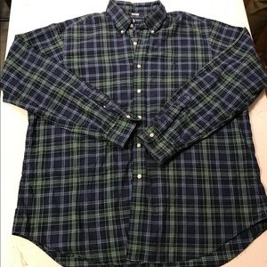 Ralph Lauren button down green long sleeve